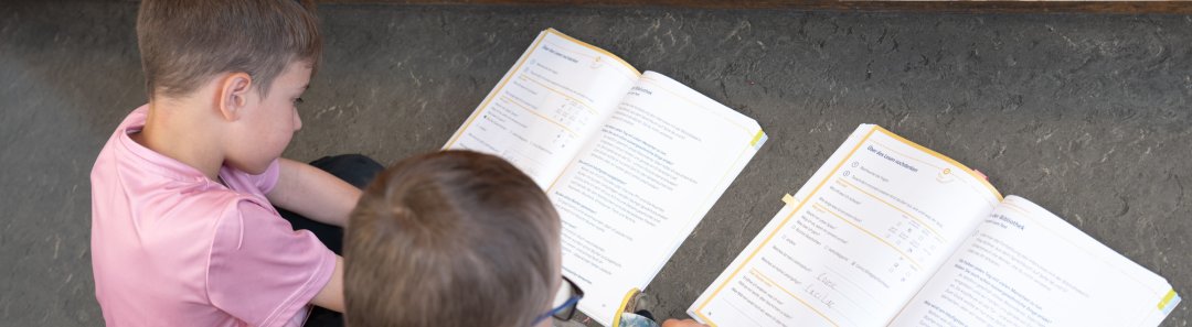 Children in the school gymnasium