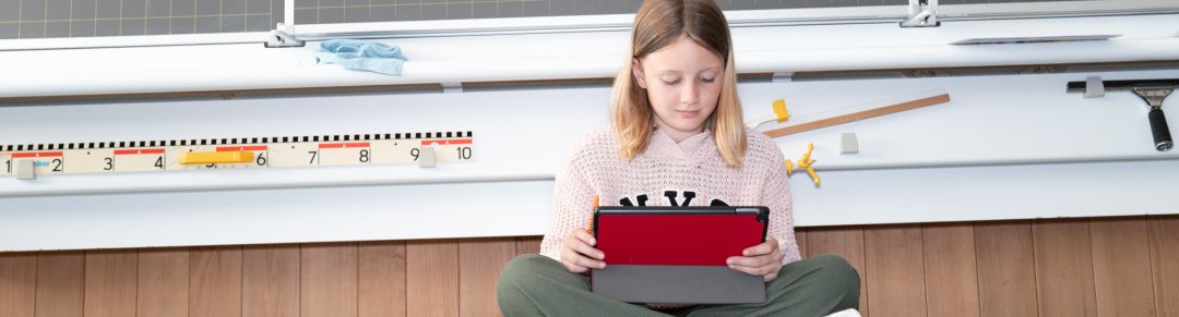 Children in the school gymnasium