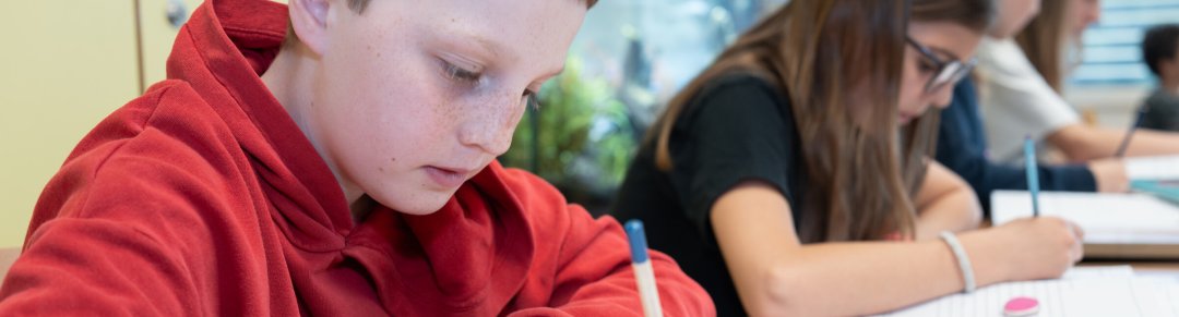 Children in the school gymnasium