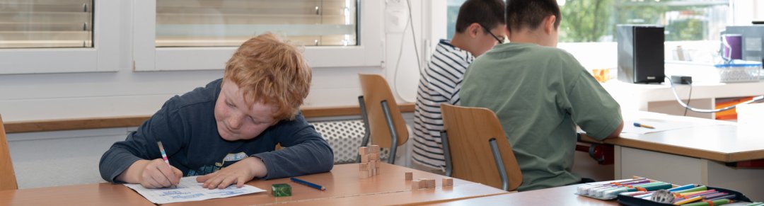 Children in the school gymnasium