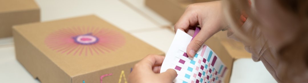 Children in the school gymnasium